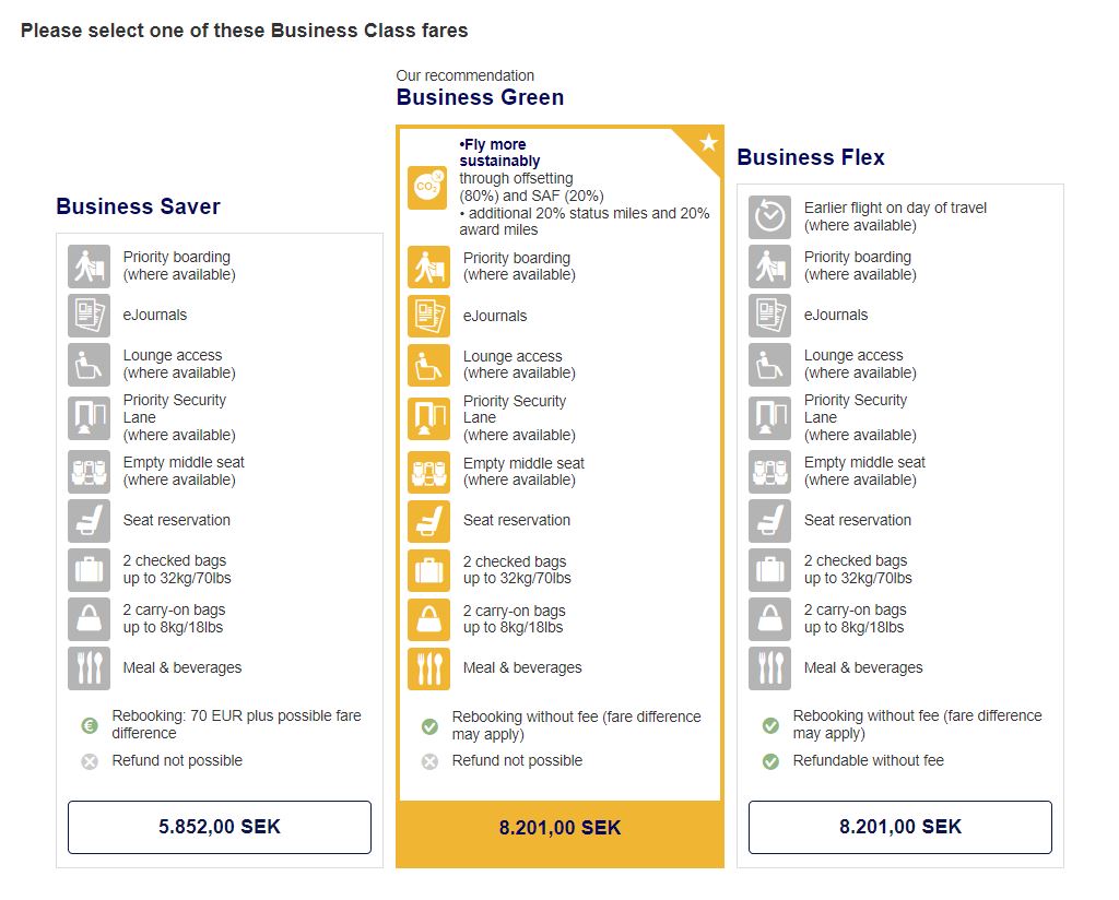 Airlines News - Lufthansa Group launches "Green Fares"