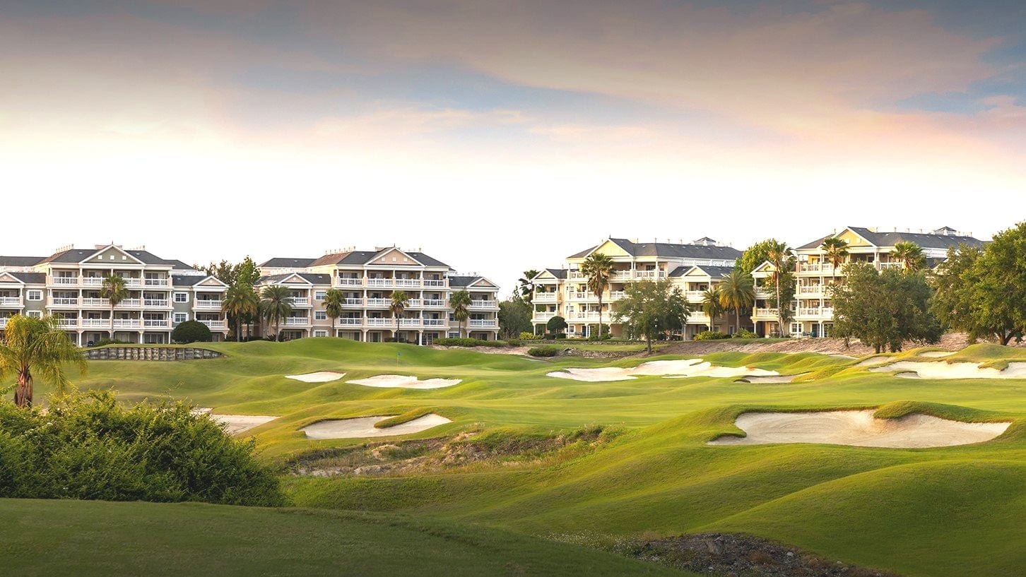 Reunion Resort & Golf Club seen from the gold court¨