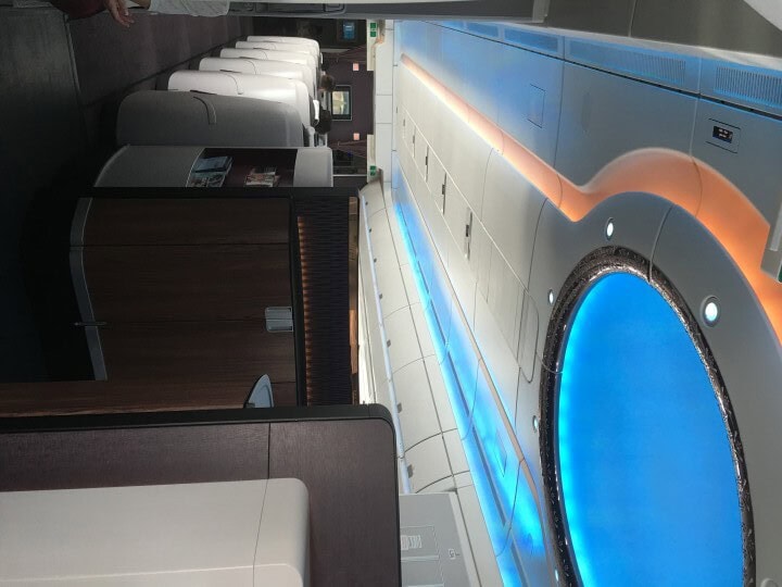 Ble Qatars business class løsningen for en med flyskrekk? - 11