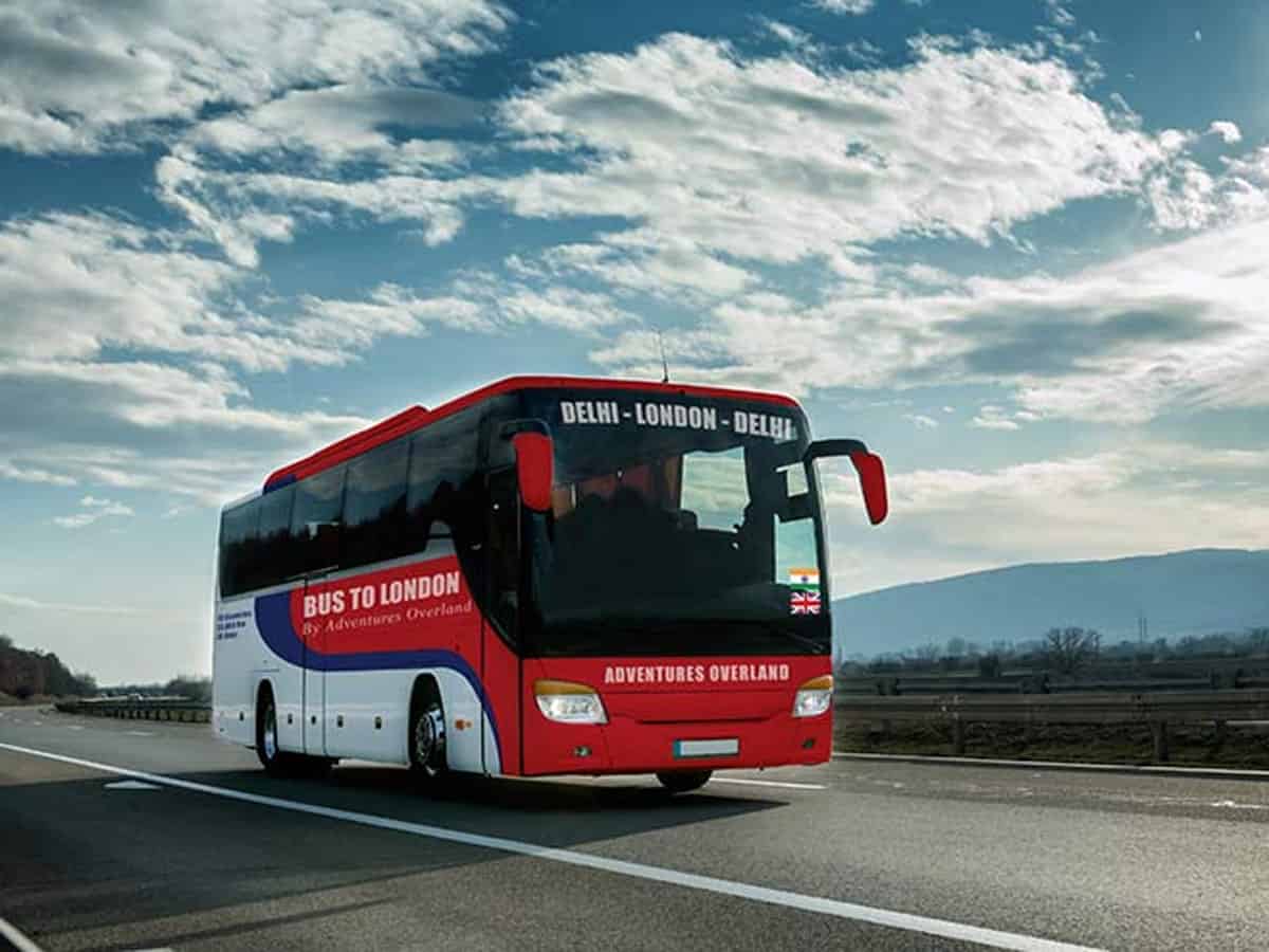 Nu kan du resa i världens längsta bussresa mellan London till Delhi