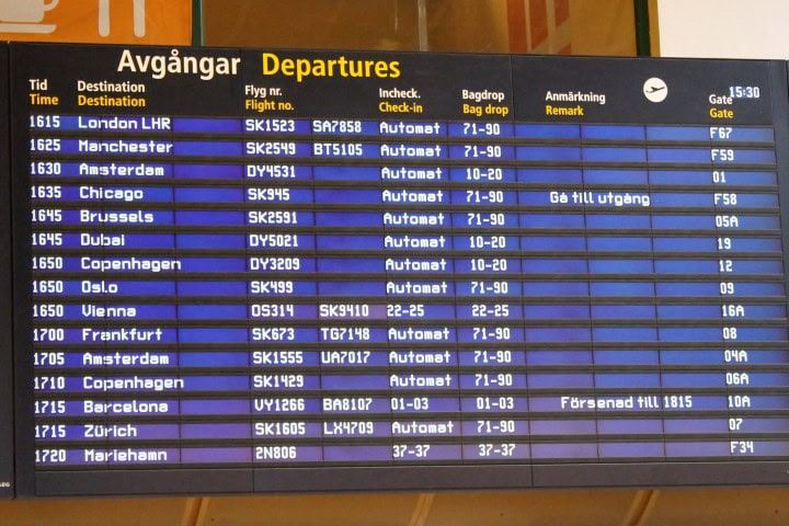 SAS Stockholm-Zürich-Stockholm med praktik som kabinpersonal - hur är det egentligen att arbeta ombord? - Stockholm Arlanda - 1