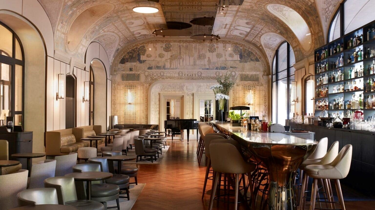 Bar and lounge at Lutetia hotel paris