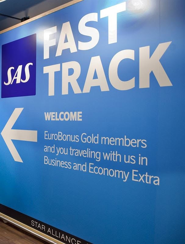 Nu erbjuder SAS Fast Track även på Sturup