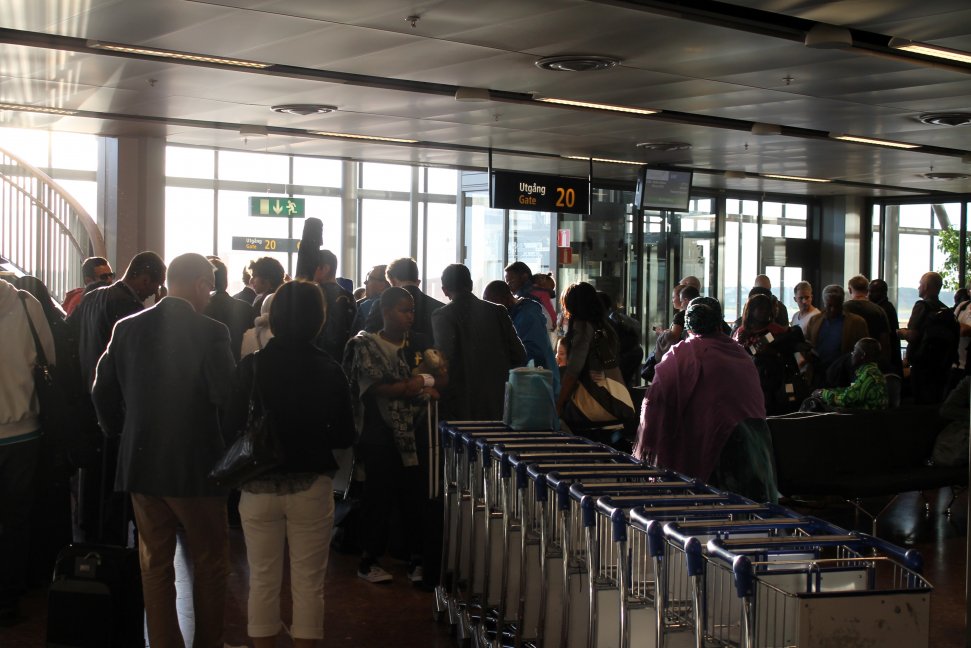 En sista flygning med Ethiopian Airlines business class Stockholm-Rom - 5