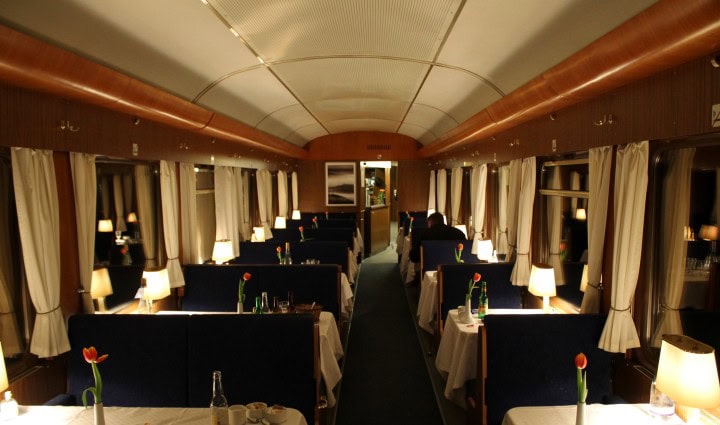 Blå Tåget Första Klass Göteborg-Stockholm - en riktig reseupplevelse genom Sverige - Restaurangvagnen - 5