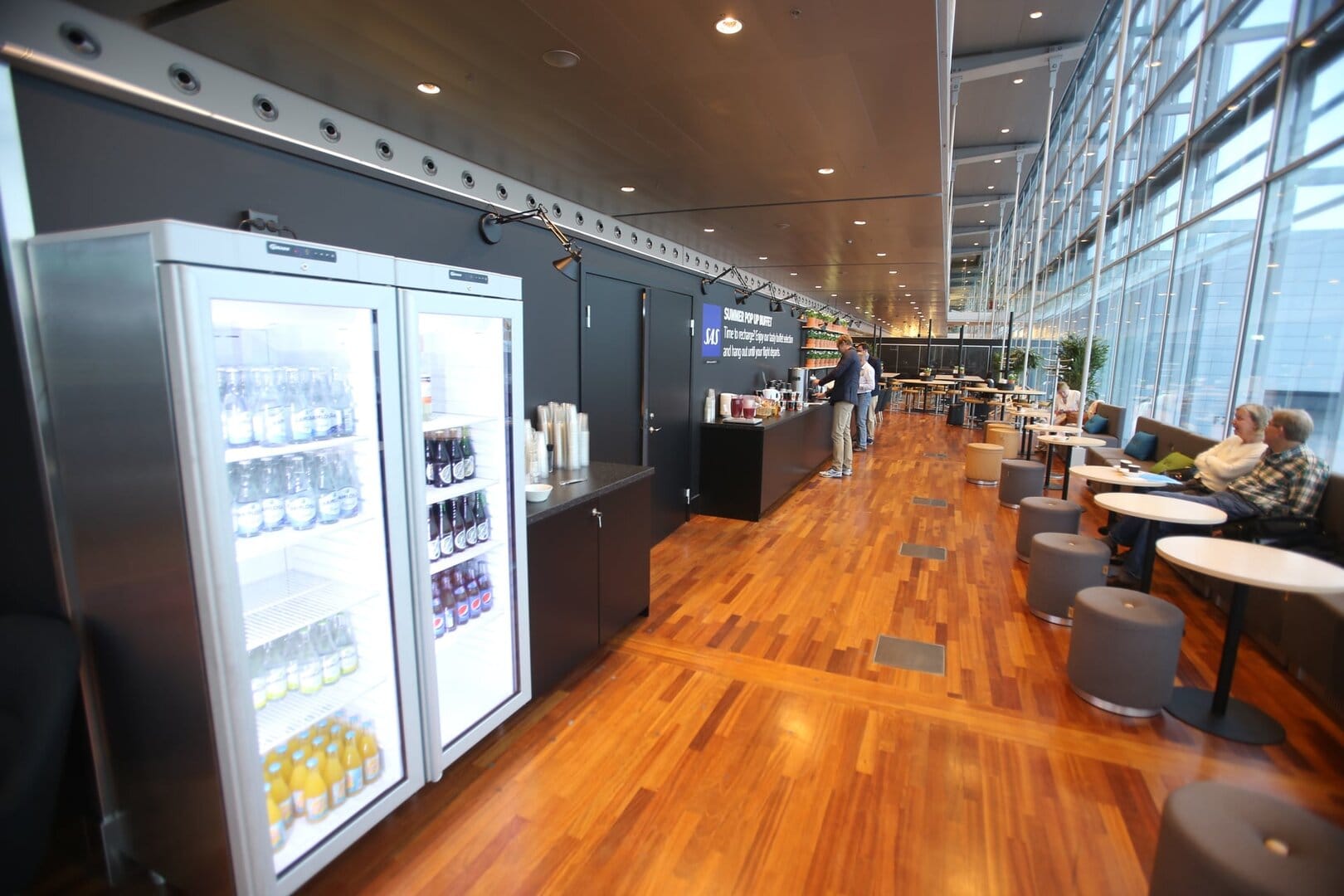 De første billeder: SAS nye pop-up lounge på Stockholm Arlanda