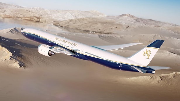 Boeing bygger den nya 777X Business Jet som kommer ha en räckvidd upp till 21 500 km