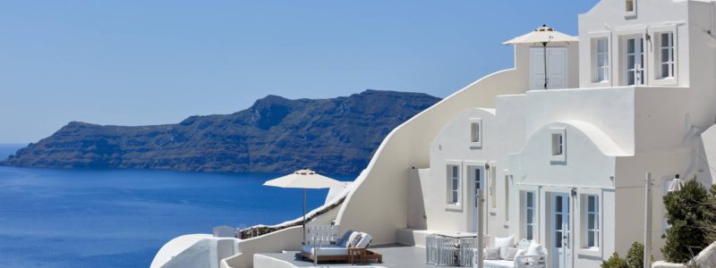 Bo i sus og dus på Santorini