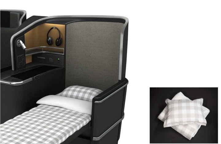 Fully flat i business class och HD-skärmar för alla. Första bilderna på SAS nya långdistansstolar - Nytt samarbete med Hästens sängar