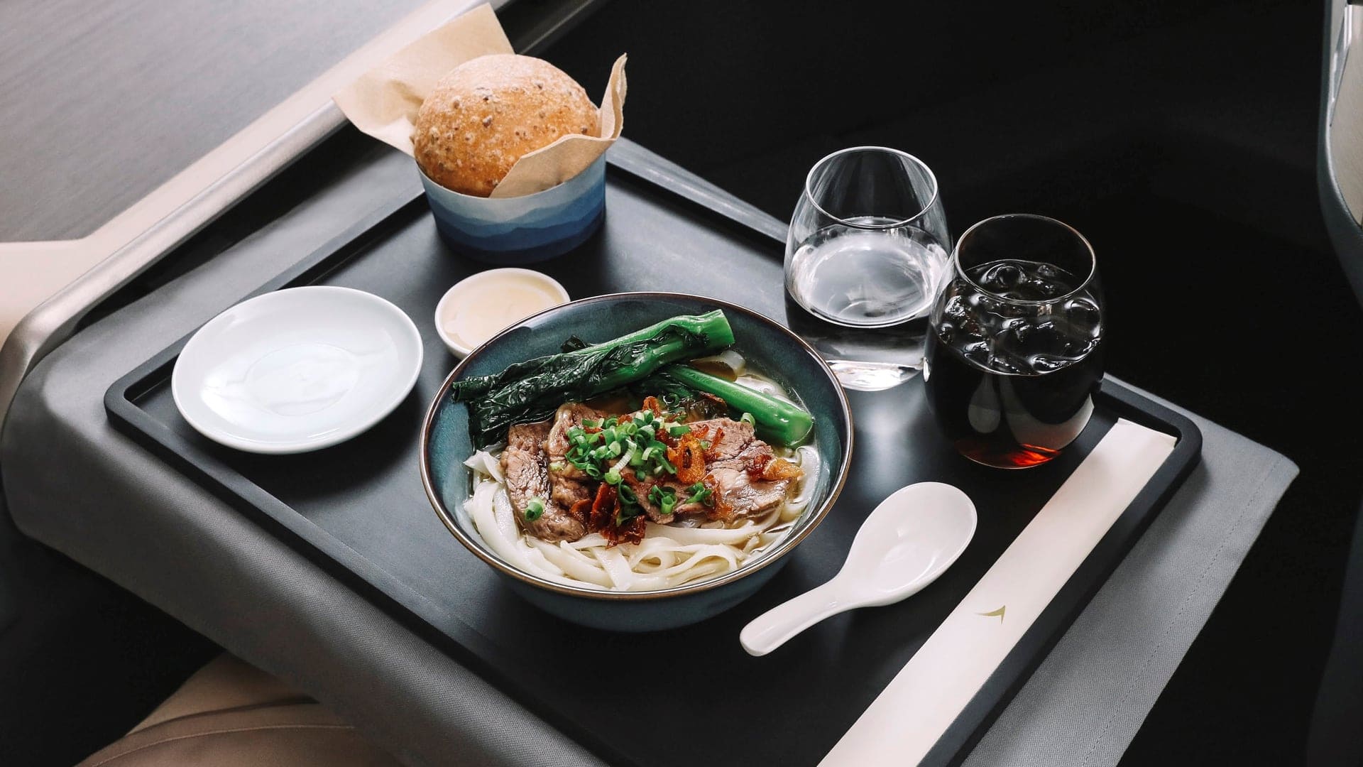 Airline review Cuisine - Cathay Pacific - 6