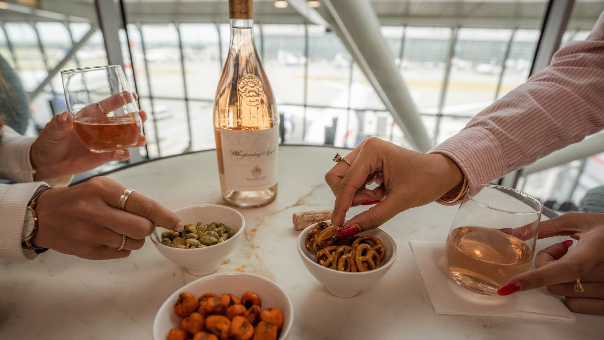 Airlines News - BA opens Whispering Angel rosé bar at Heathrow Airport