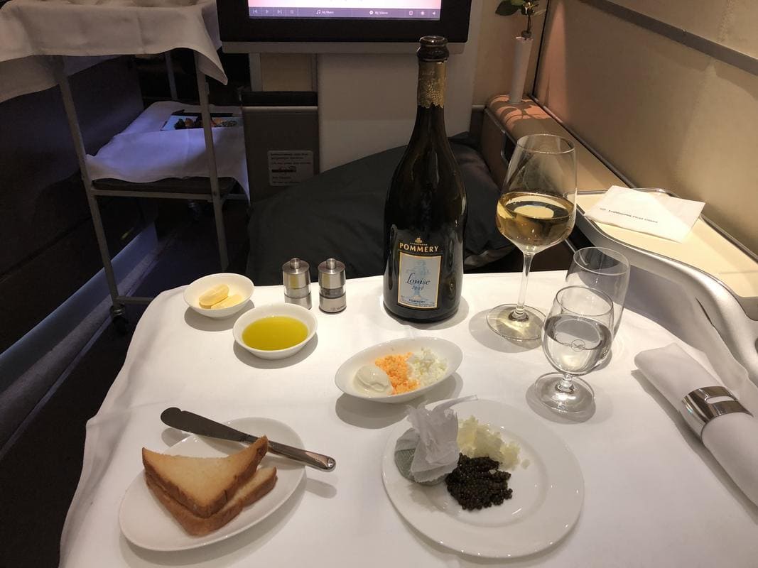 Medlemsrecension: Eis Bitte! Lufthansa First till Tokyo