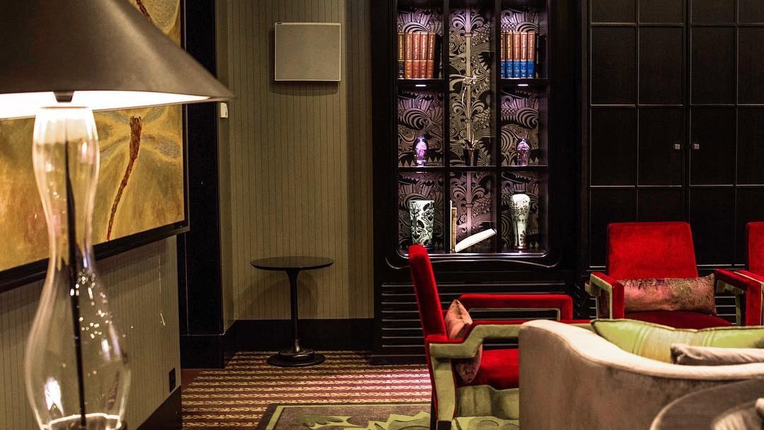 Hotel room at The Tiffany Hotel 