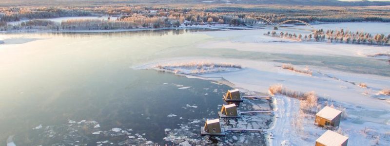Sweden’s new floating luxury hotel in Lapland — Arctic Bath