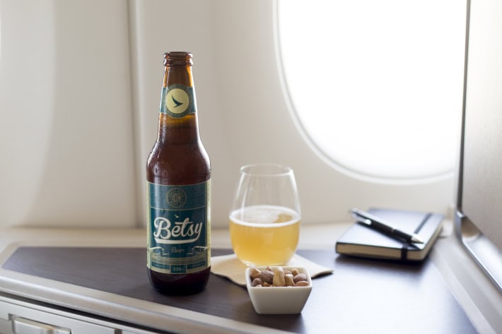 Cathay Pacific’s alcohol for altitude - ‘Betsy’ Beer designed for 35,000ft