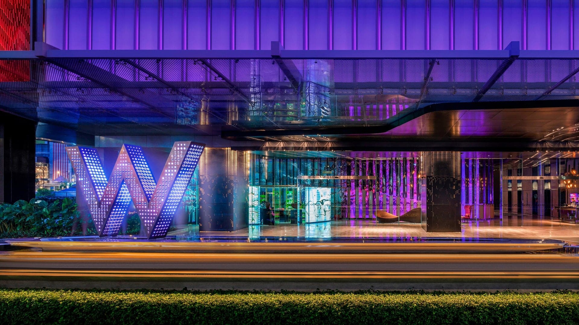 main entrance of W kuala lumpur