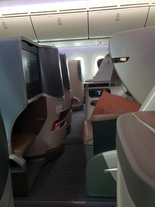 Medlemsrecension: Singapore Airlines nya regional businessclass på Boeing 787-10 - 4
