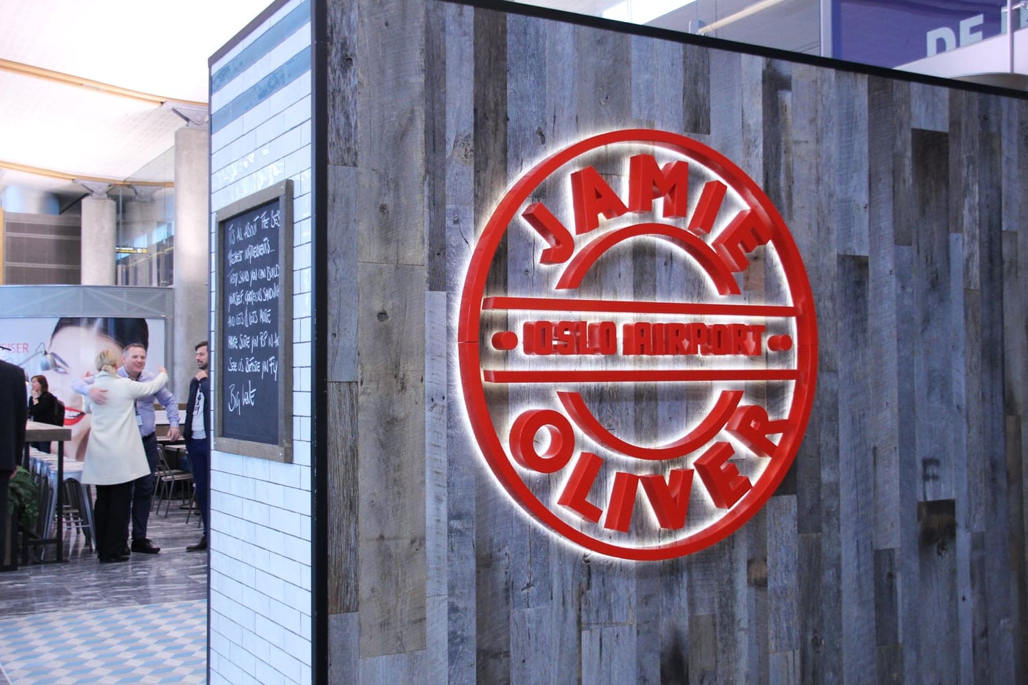 Spis hos Jamie Oliver på Oslo Lufthavn