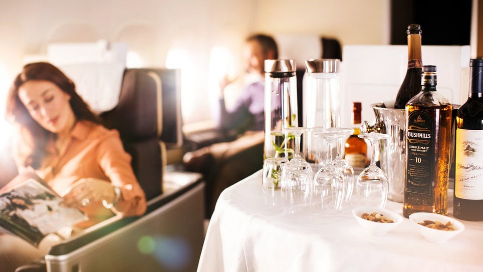 Airline review Beverages - Lufthansa - 2