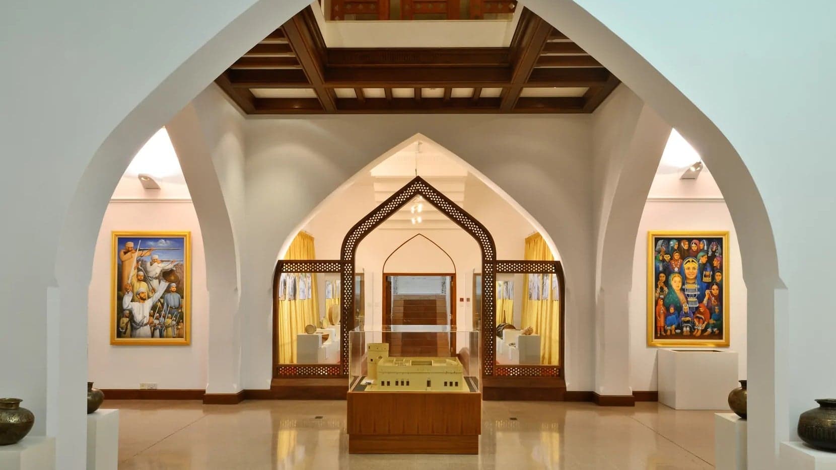 Inside bait al zubair museum muscat
