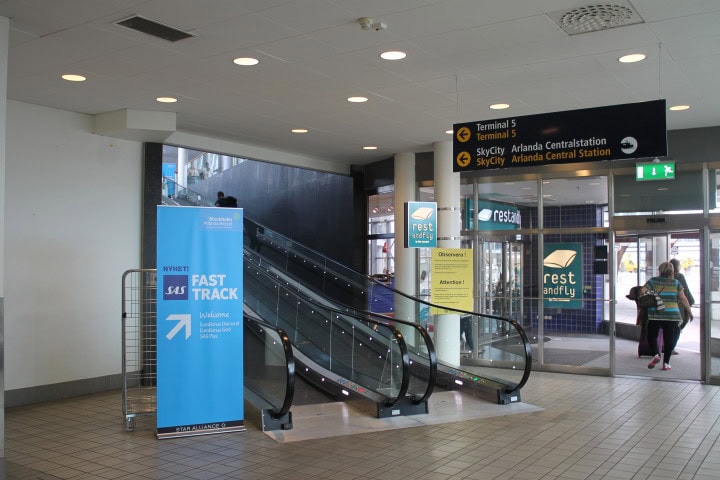 Invigning av SAS nya fast track på Arlanda terminal 4 - 5