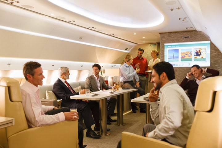 A look in Emirates new private jet - with private suites, shower and lounge - 3