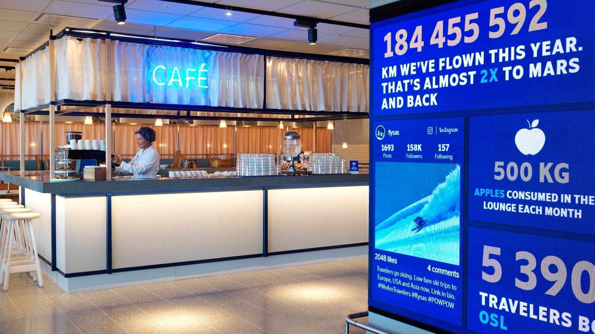 Airline review Airport experience - SAS - 2