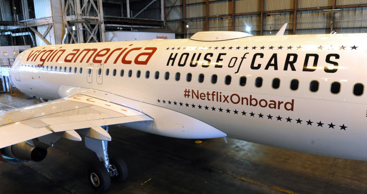 Virgin America tilbyder Netflix 10.700 meter oppe i luften - 1