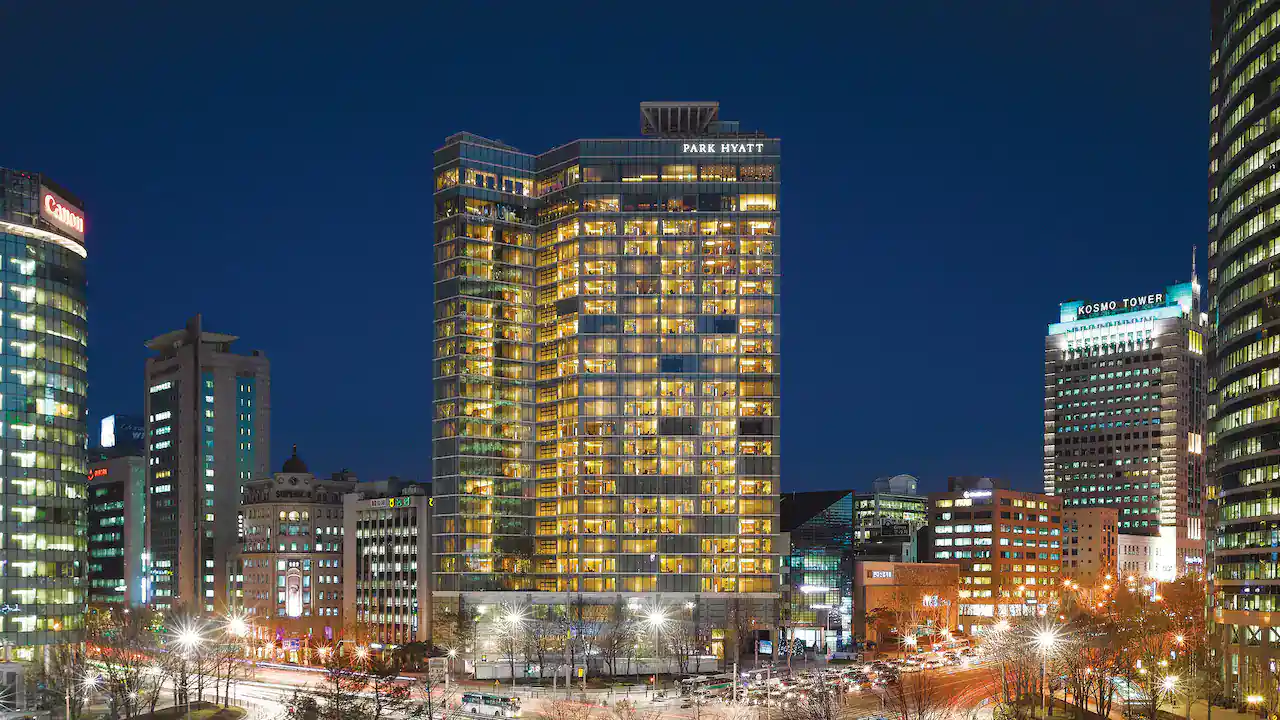 exterior of park hyatt seoul