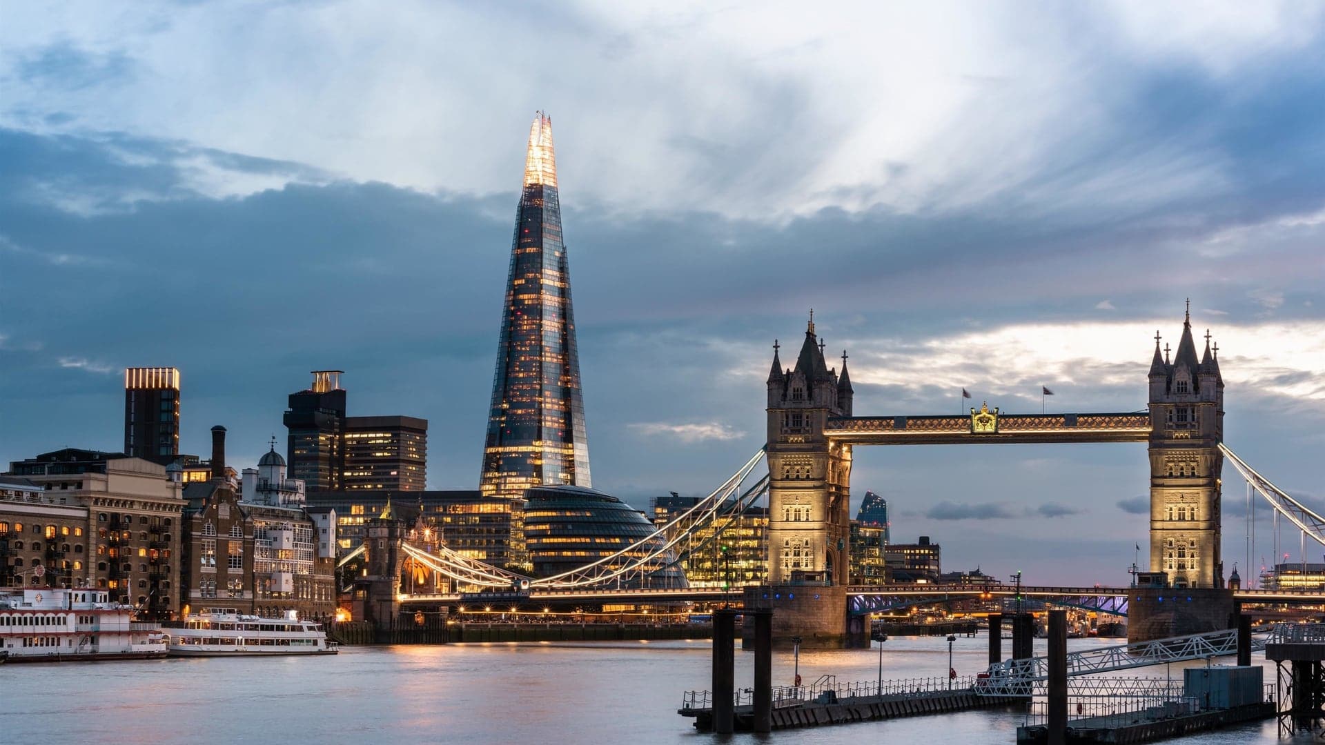 View of the Shangri-la at the shard london.