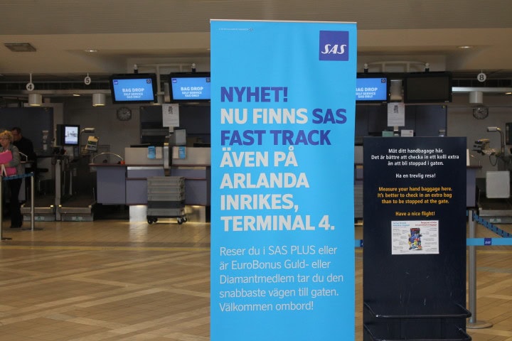 Invigning av SAS nya fast track på Arlanda terminal 4 - 4