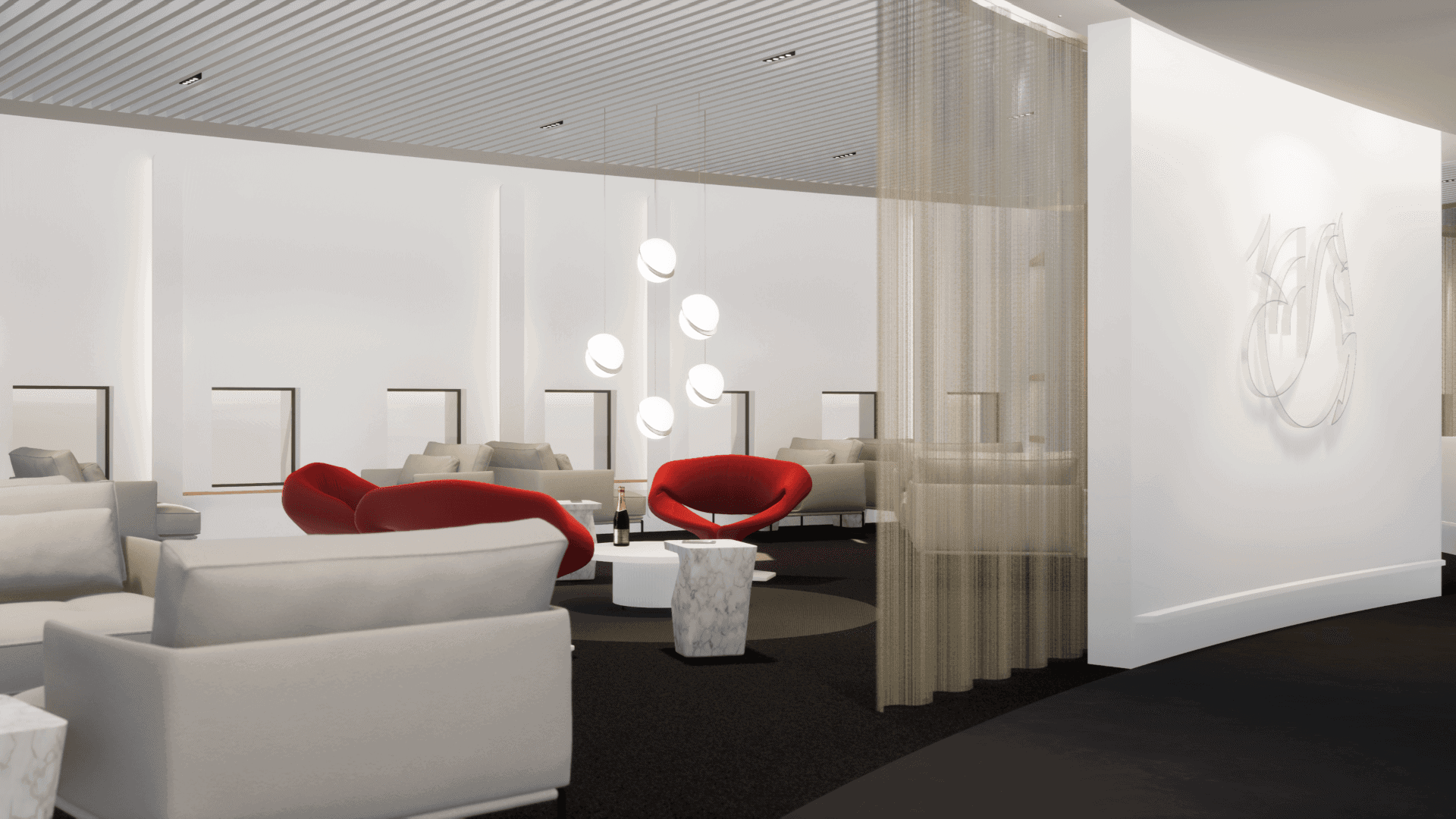 Air France - La Première passengers get upgrade at Paris CdG