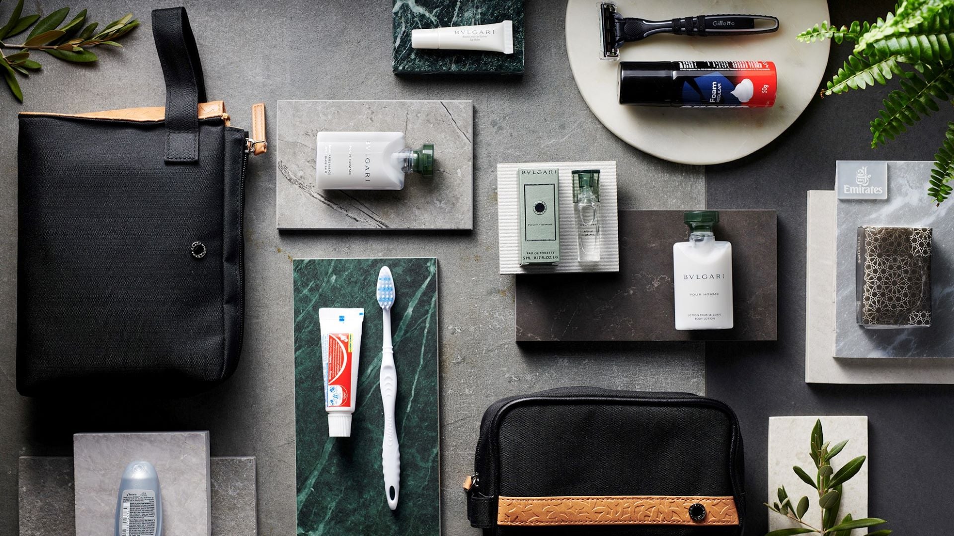 Airlines News - Emirates unveils Bulgari amenity kits for Business Class & First Class