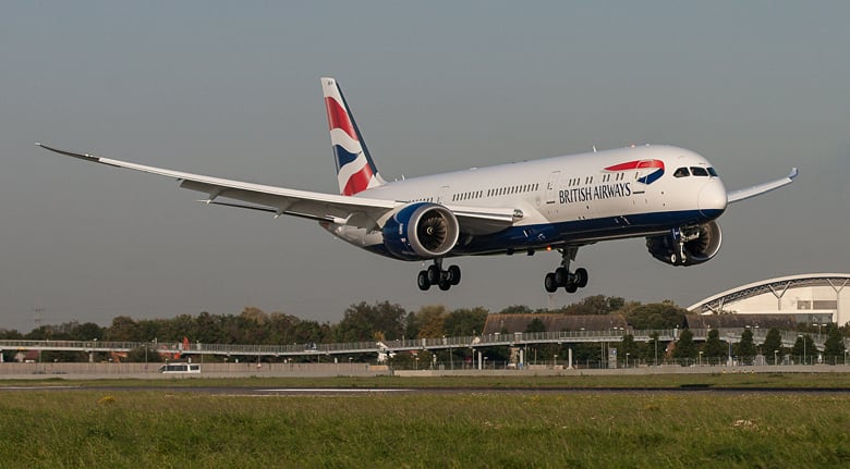 British Airways takes delivery of its first Boeing 787-9