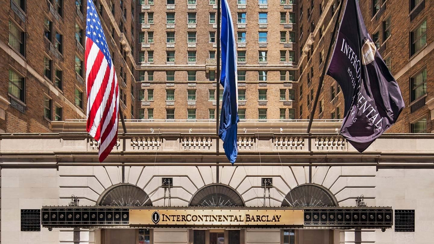 Main entrance intercontinental new york barclay
