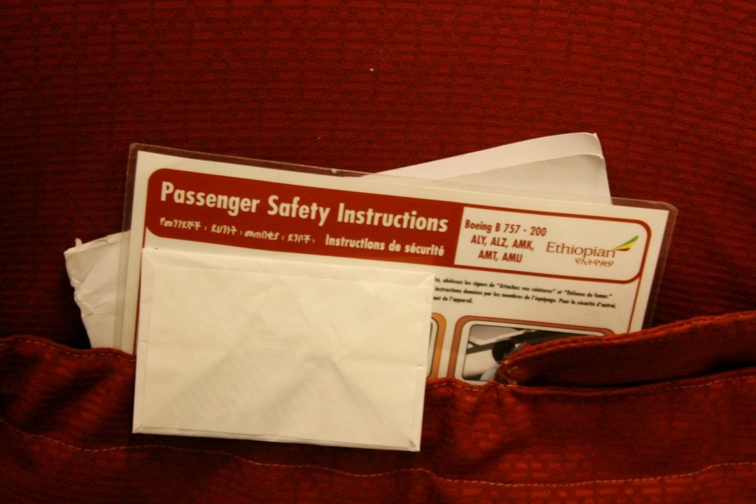 En sista flygning med Ethiopian Airlines business class Stockholm-Rom - 20