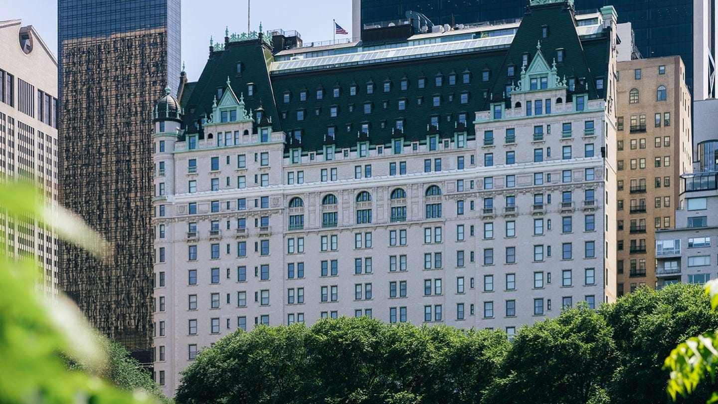 Exterior of the plaza new york