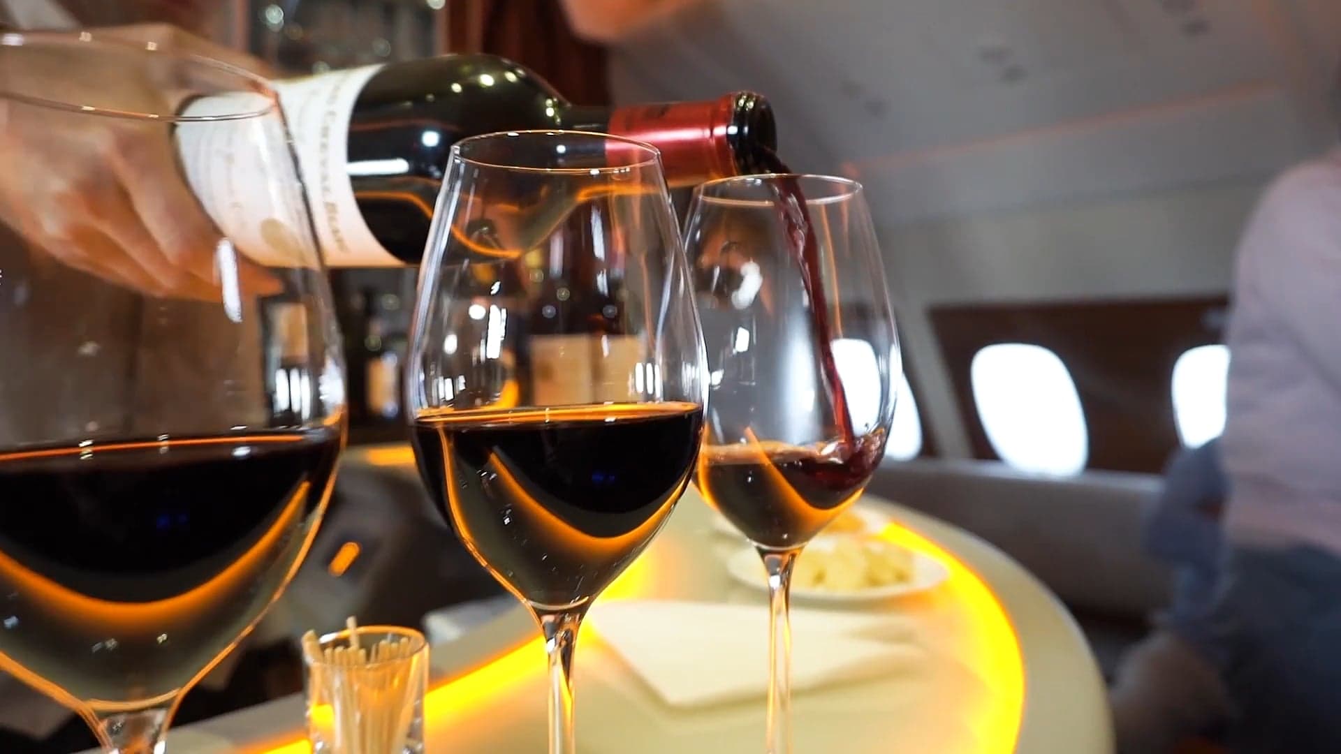 Airline gives inside look into the curation of its onboard food and wine menus