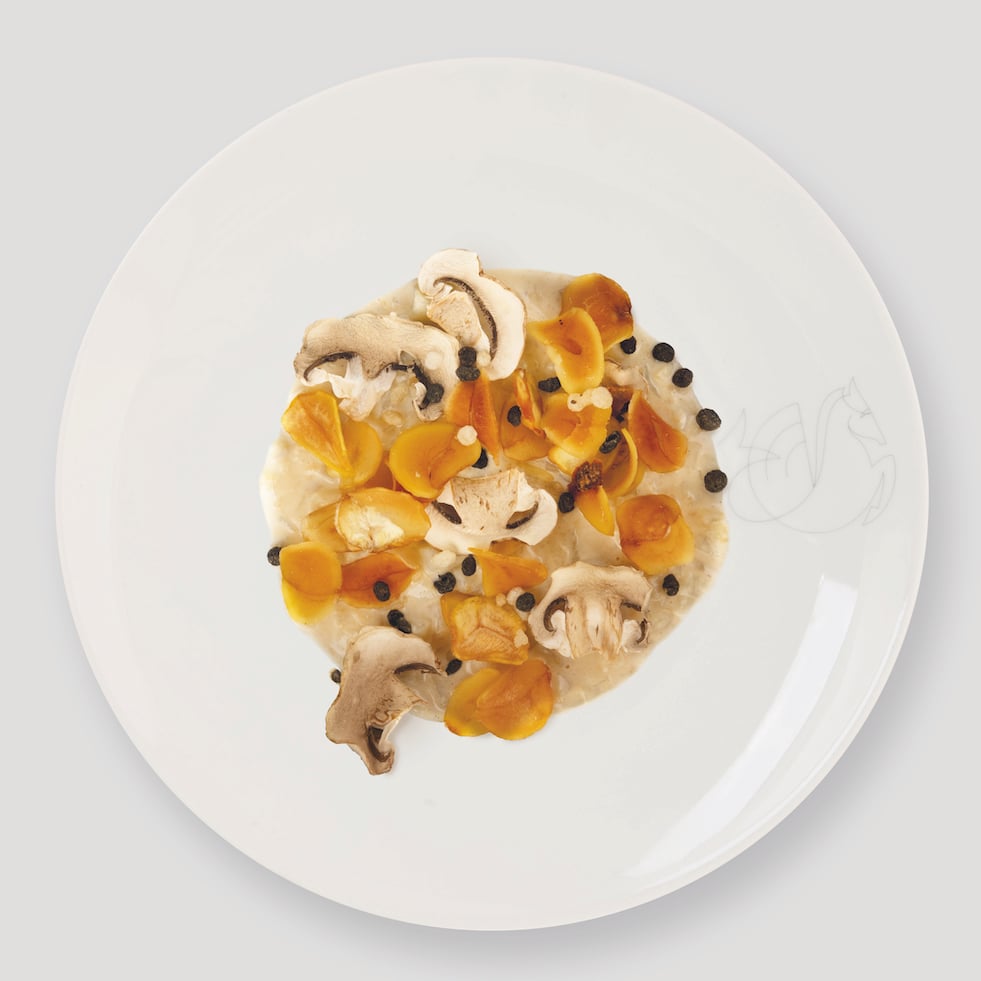 Emmanuel Renaut creates typical savoyard dishes for Air France´s La Première menu