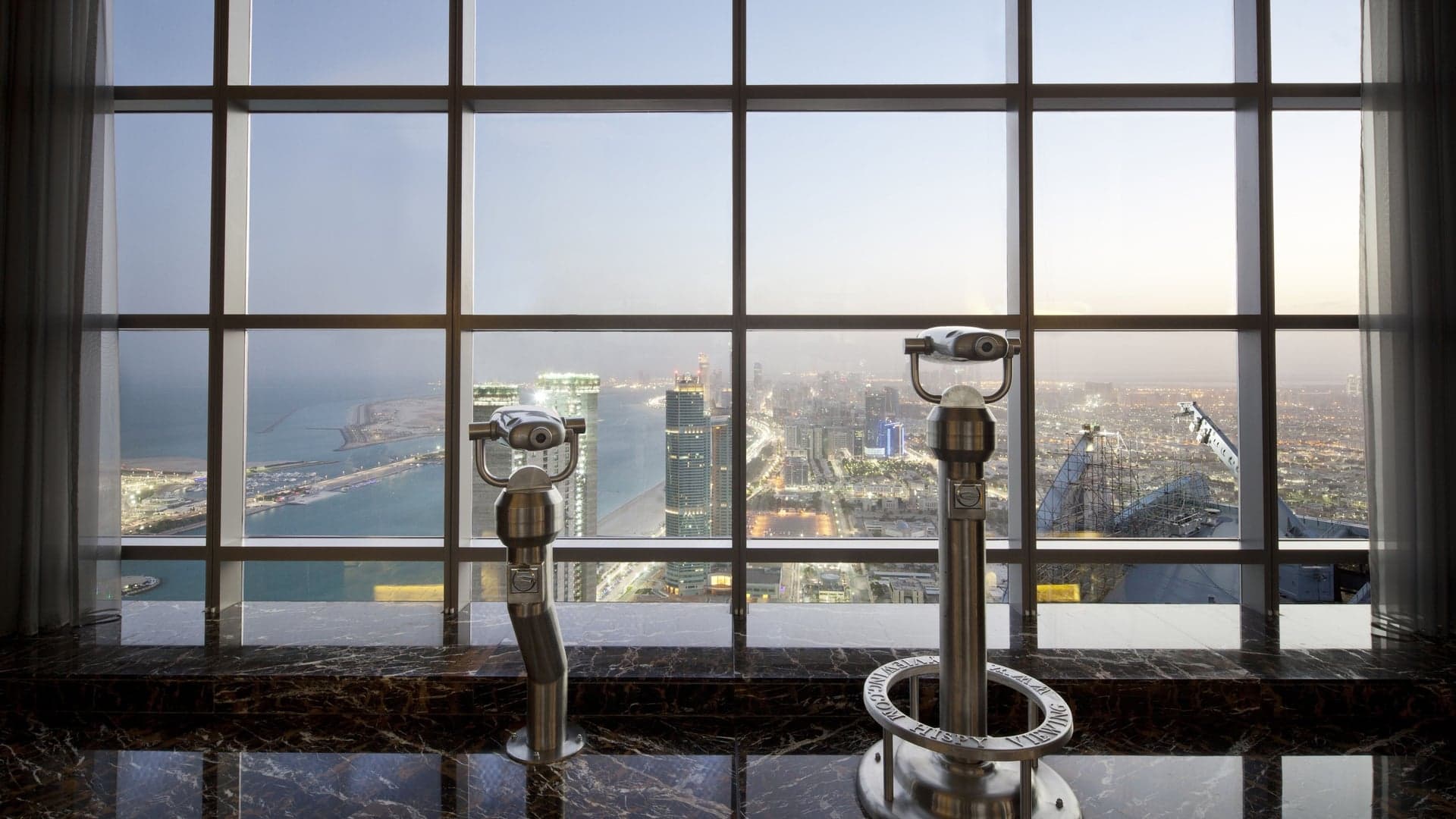 Two cameras at observation deck at 300