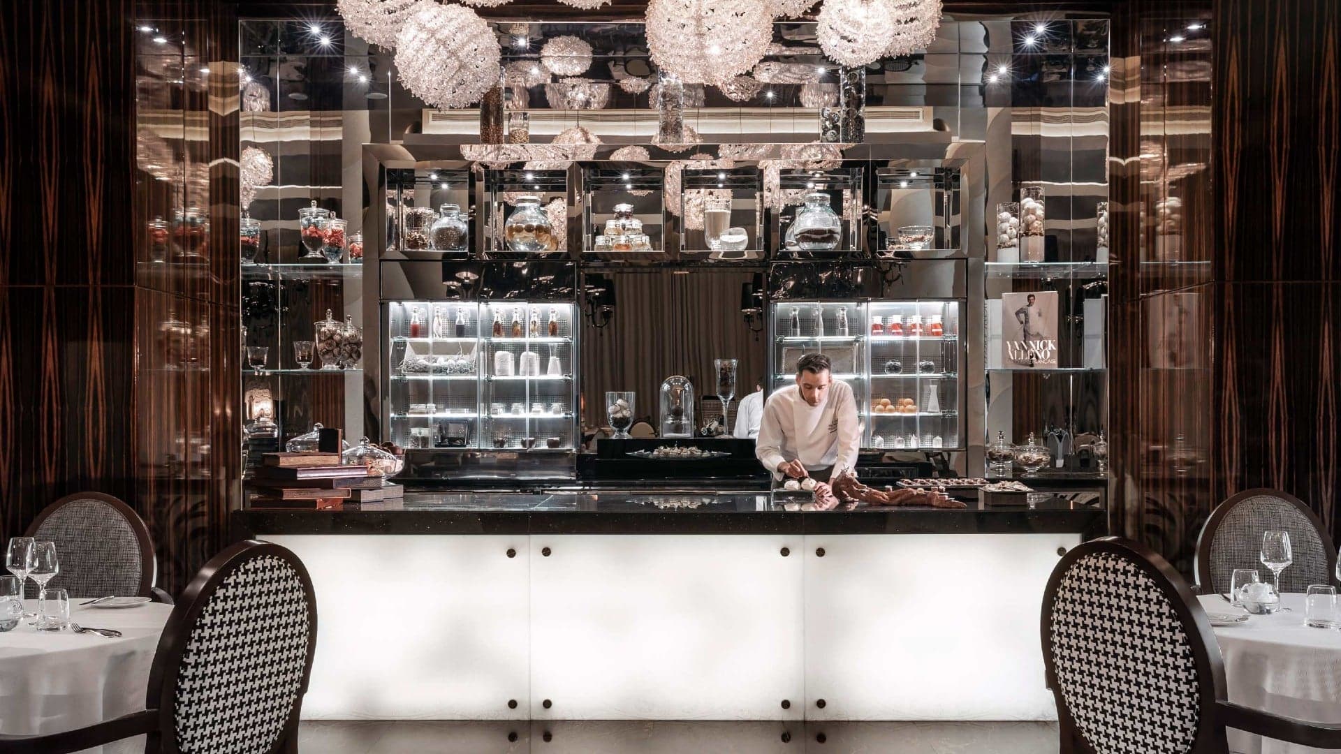 chef prepping food at STAY by Yannick Alléno dubai