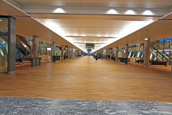 Den nye terminalen ved Oslo Lufthavn åpnes for prøvedrift - 1