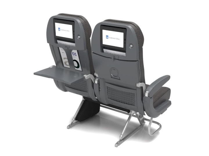 Fully flat i business class och HD-skärmar för alla. Första bilderna på SAS nya långdistansstolar - Nya SAS Go (Economy Class) - Med HD-skärm och bättre ergonomi - 2