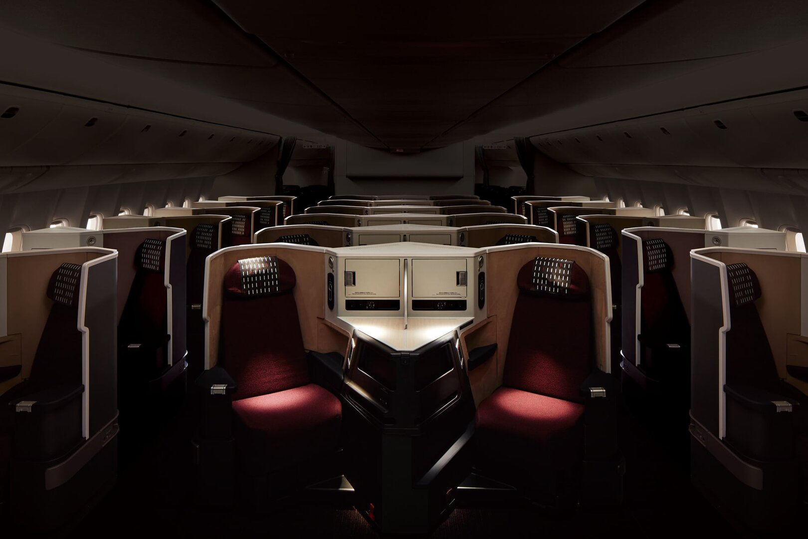 Nye business class seter hos Japan Airlines´ Boeing 777-200ER