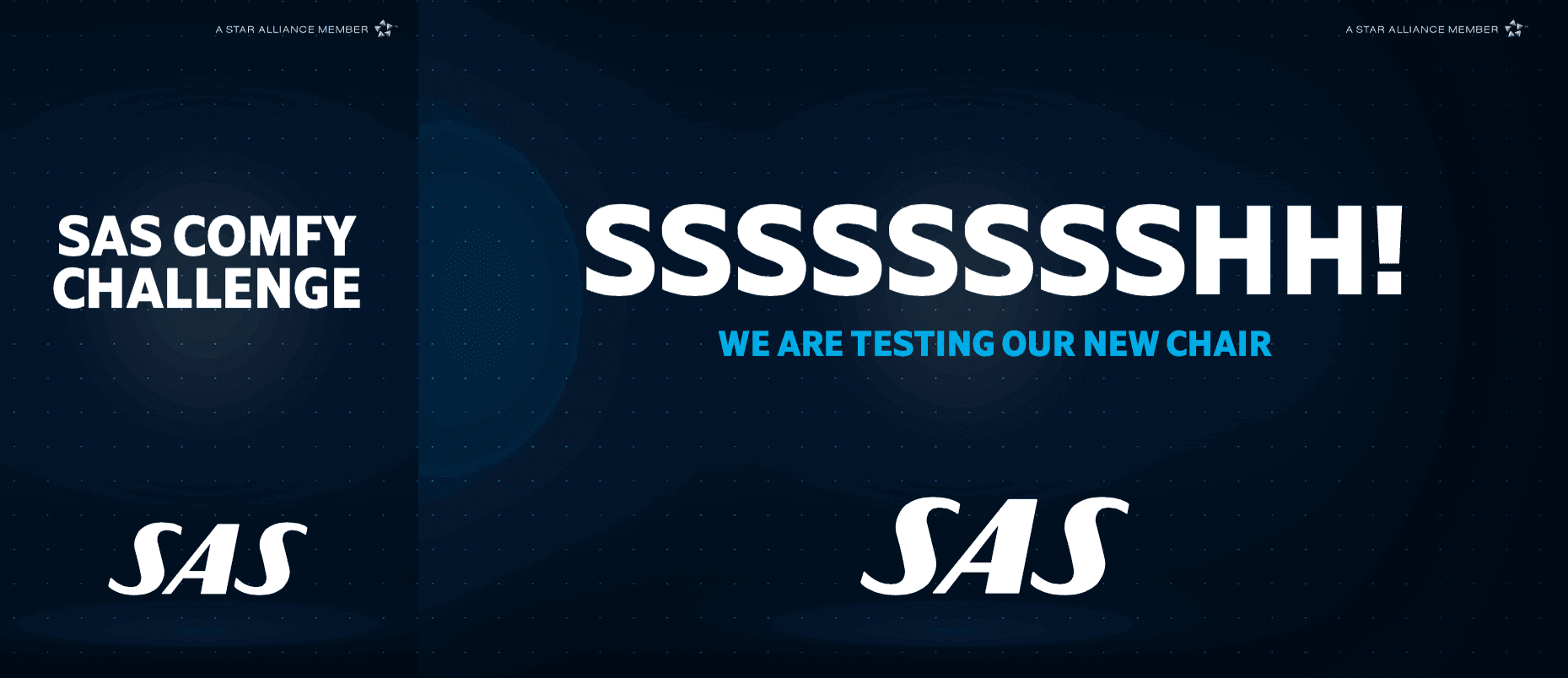 Seks minutter og tre sekunder - for at falde i søvn i  SAS nye business class