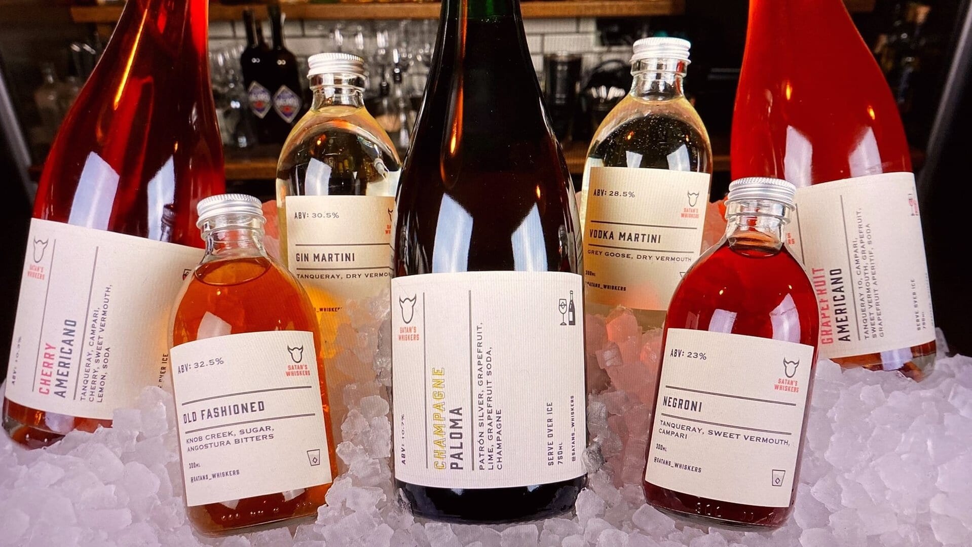 different alcoholic drinks 