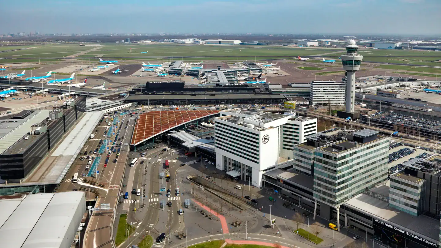 Bird view of Sheraton Amsterdam Airport