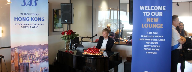 The opening of SAS’ new lounges at Stockholm Arlanda
