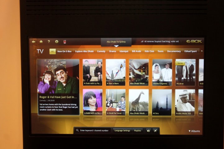 More unique pictures of Etihad's new business seat ‘Business Studio’ - New entertainment system - 2