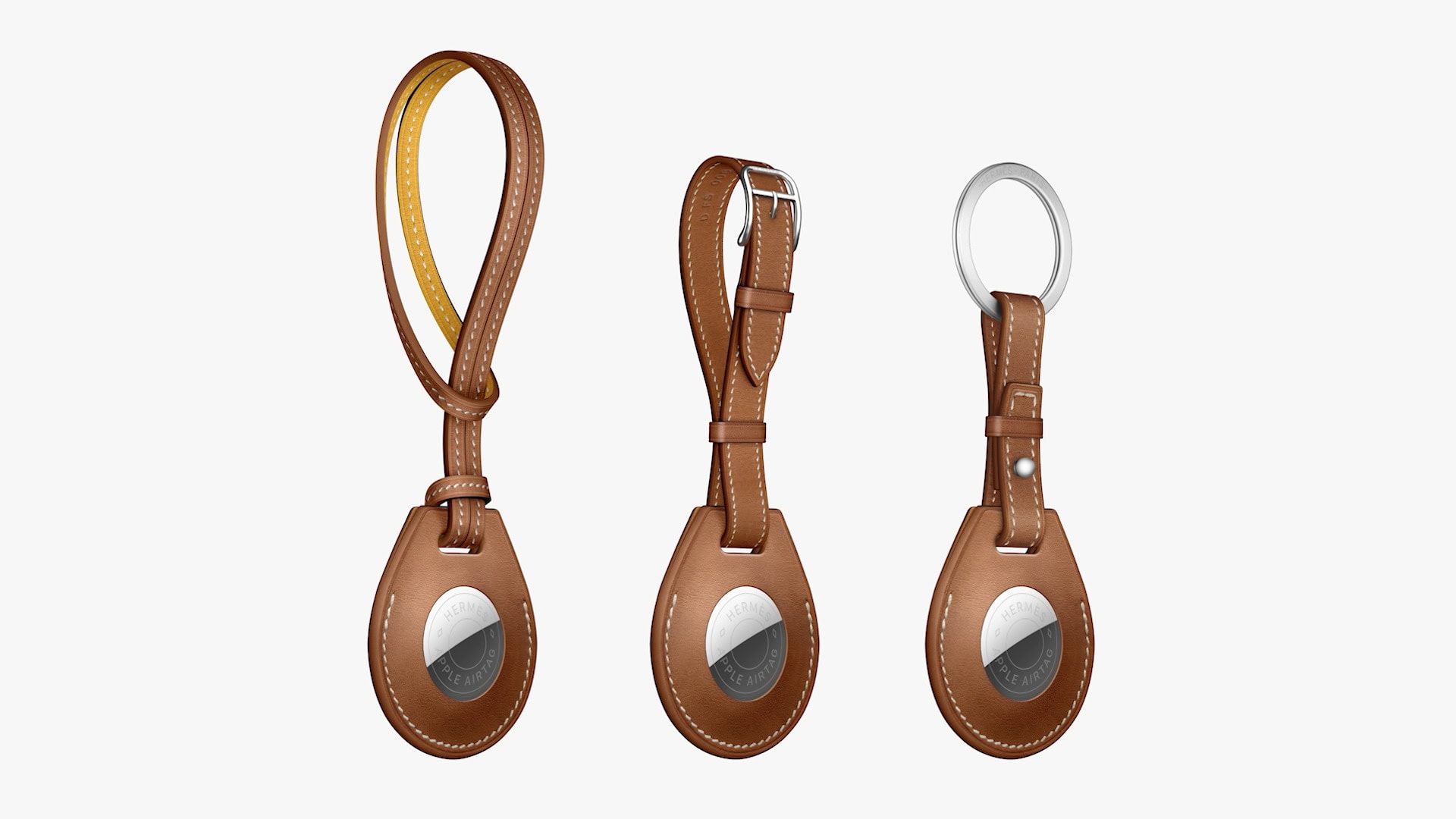 Hermès and Apple unveil AirTag accoutrements